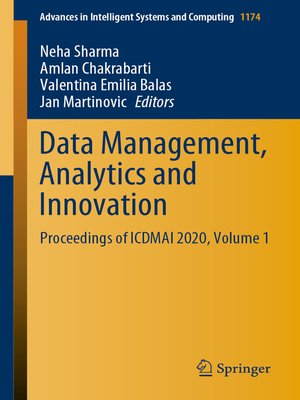 cover image of Data Management, Analytics and Innovation